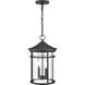 Namath 2 Light 10.5 inch Textured Black Outdoor Hanging Lantern